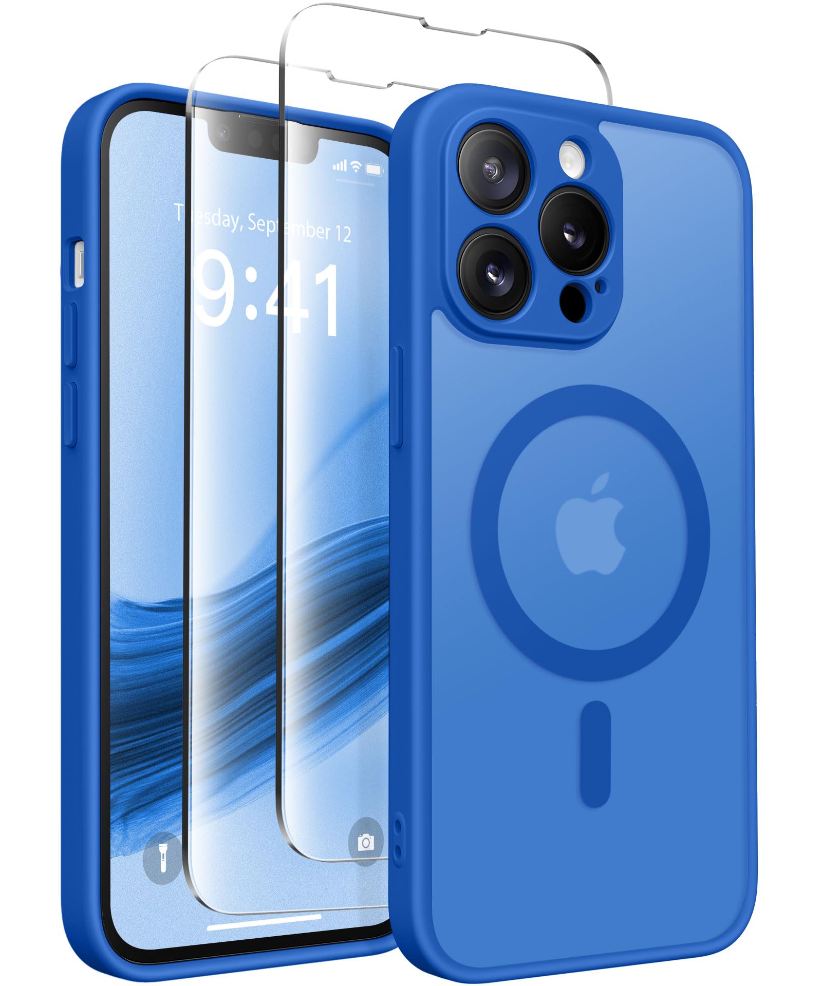 Capa De Telefone Capraro Magnetic Para Iphone 13 Pro Max Klein Azul