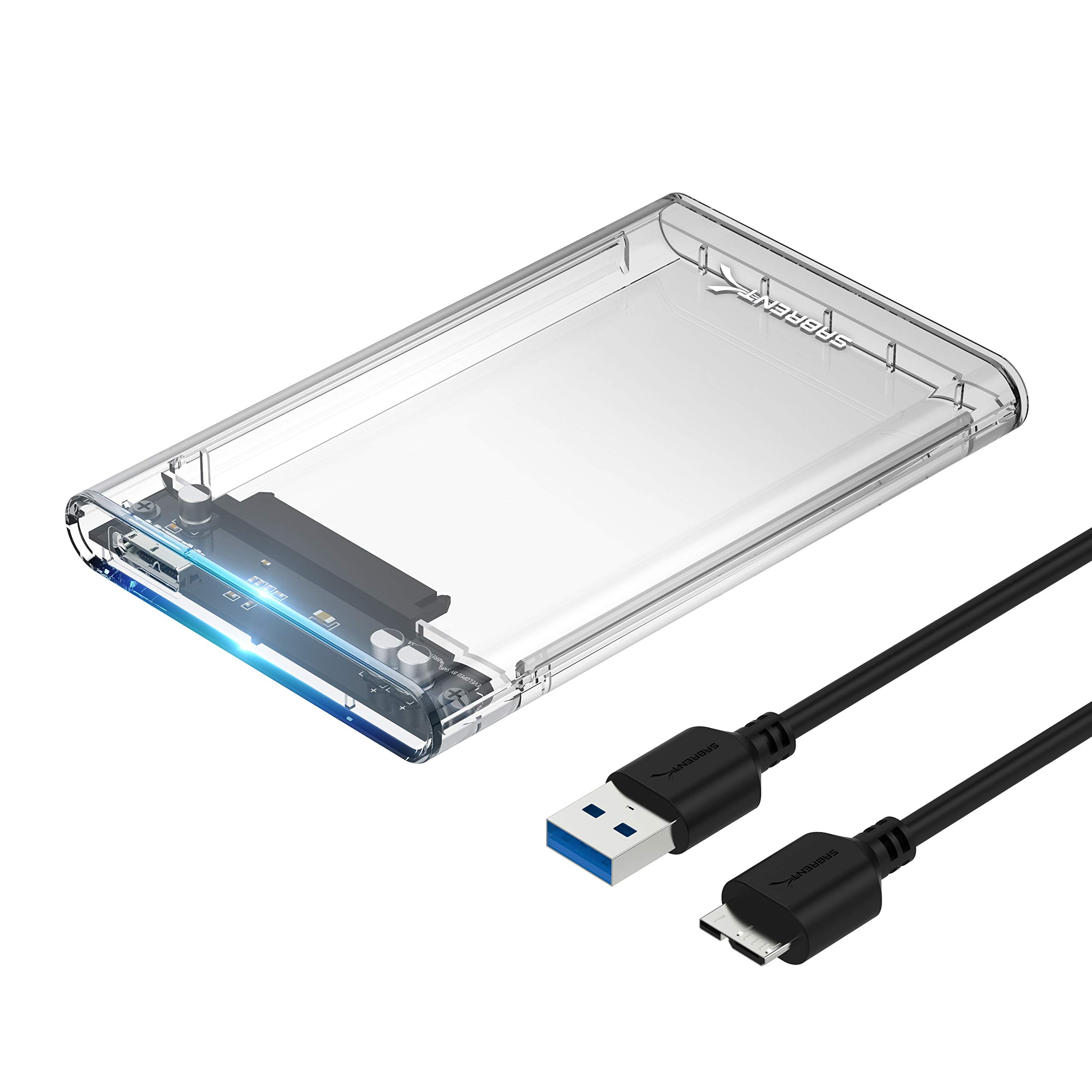Compartimento De Disco Rígido Externo Sabrent 2.5" Sata Para Usb 3.0
