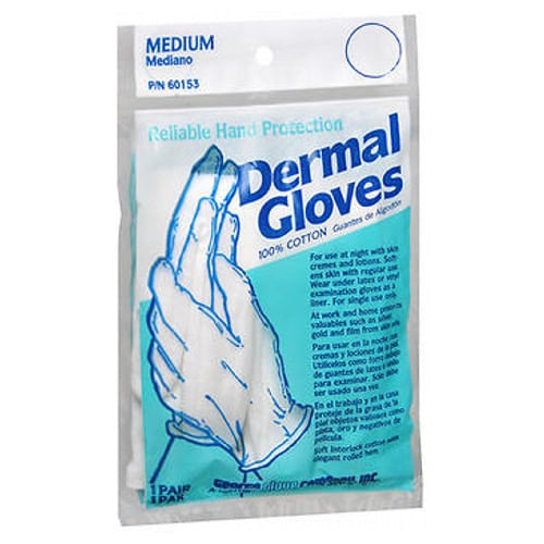 Luvas Dérmicas Cara Medium Por George Glove (pacote Com 4)