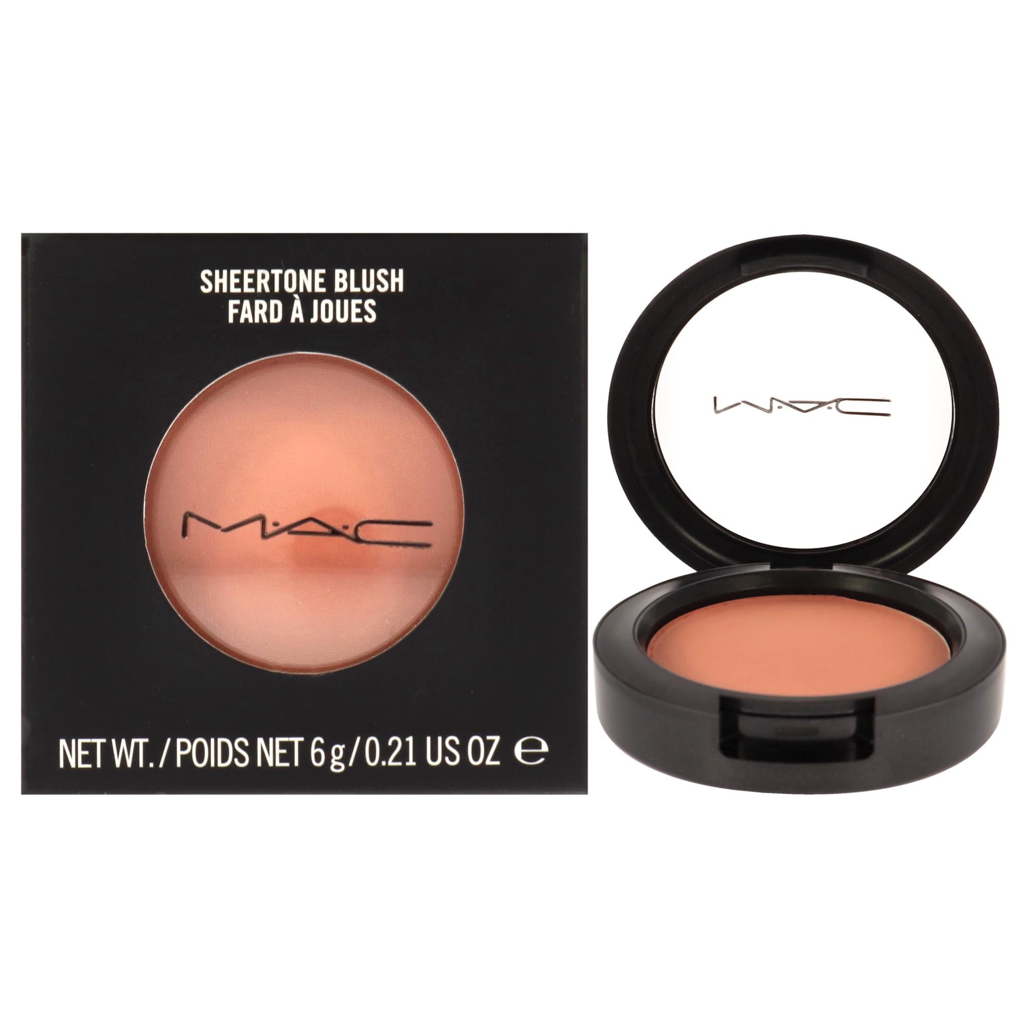 Blush Mac Sheertone Powder Gingerly 6g Para Mulheres
