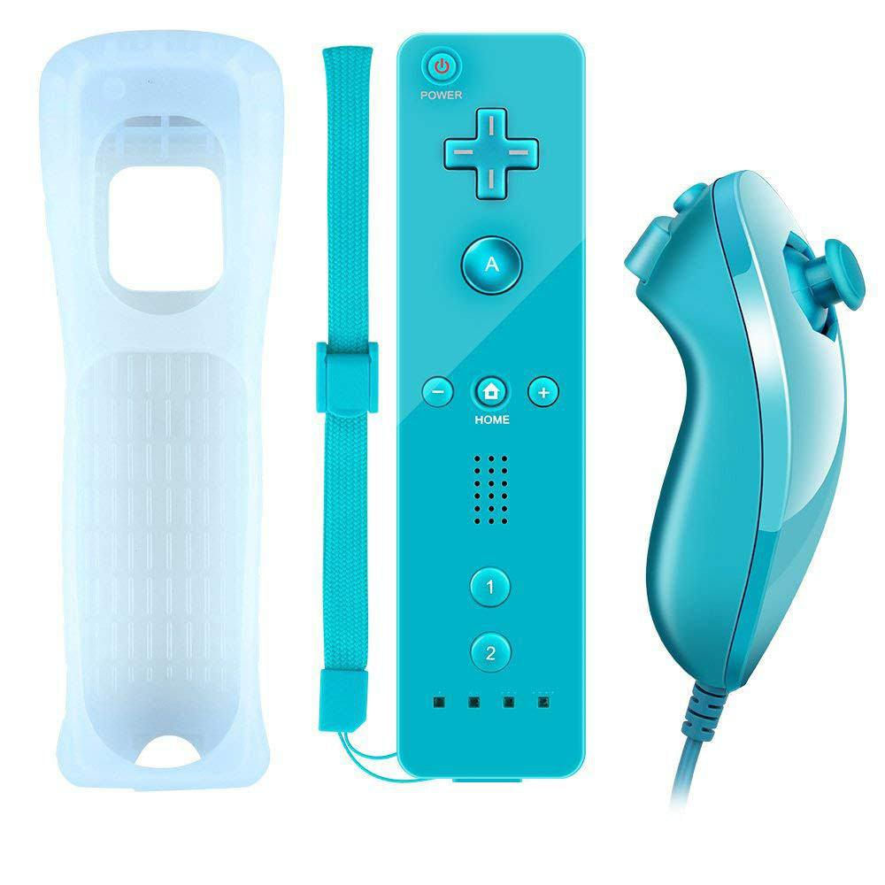 Controlador Para Nintendo Wii Remote Control Joystick + #blue