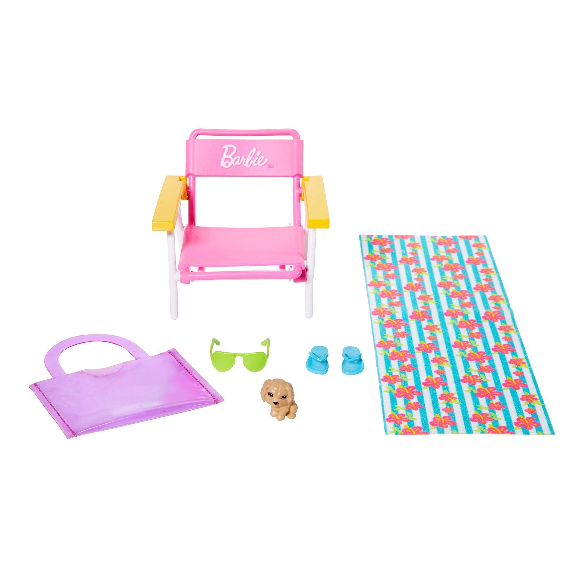 Toy Figure Playset Conjunto De Acessórios De Praia Da Barbie