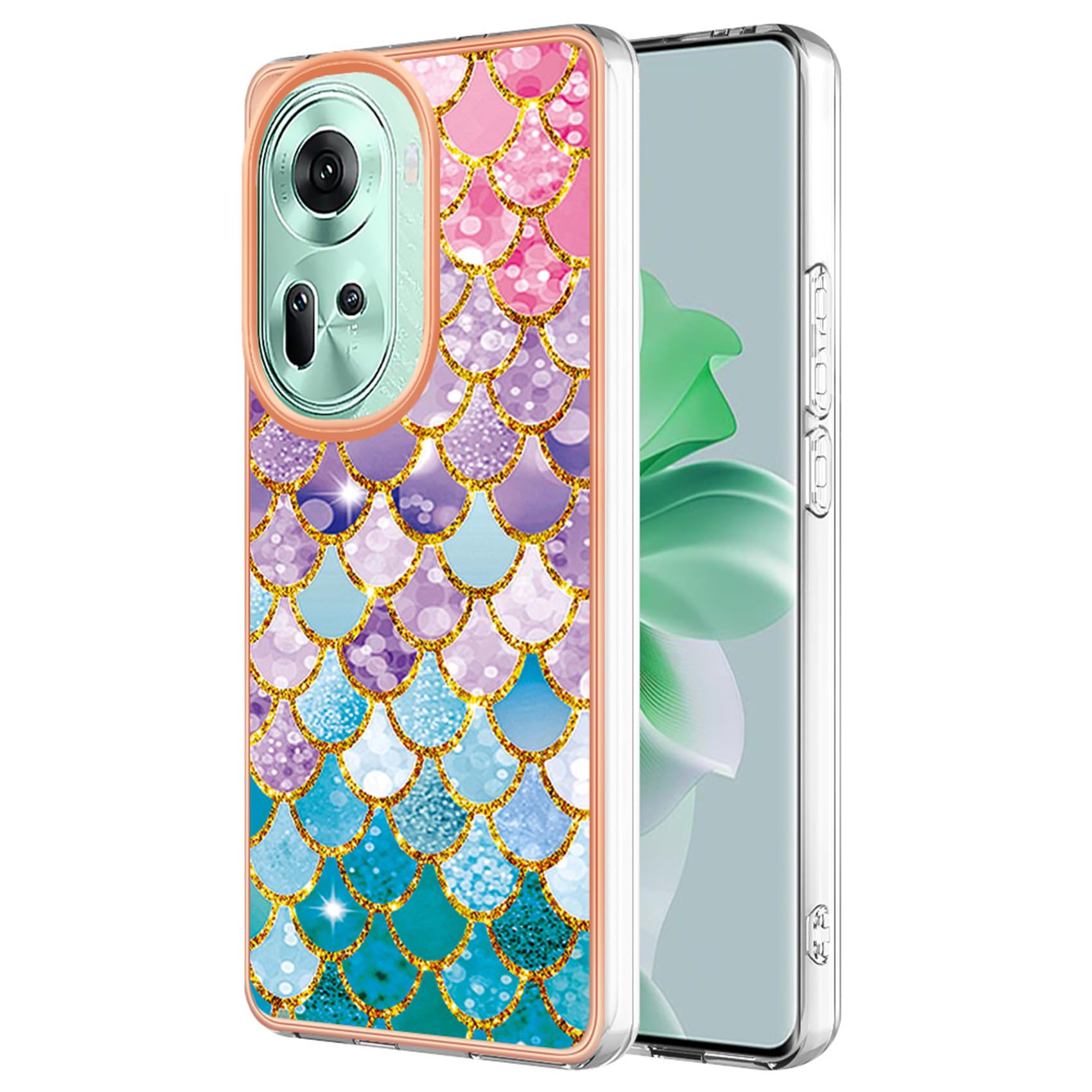 Capa Para Oppo Reno 11 5g Bioplj Colorful Flowers Pattern