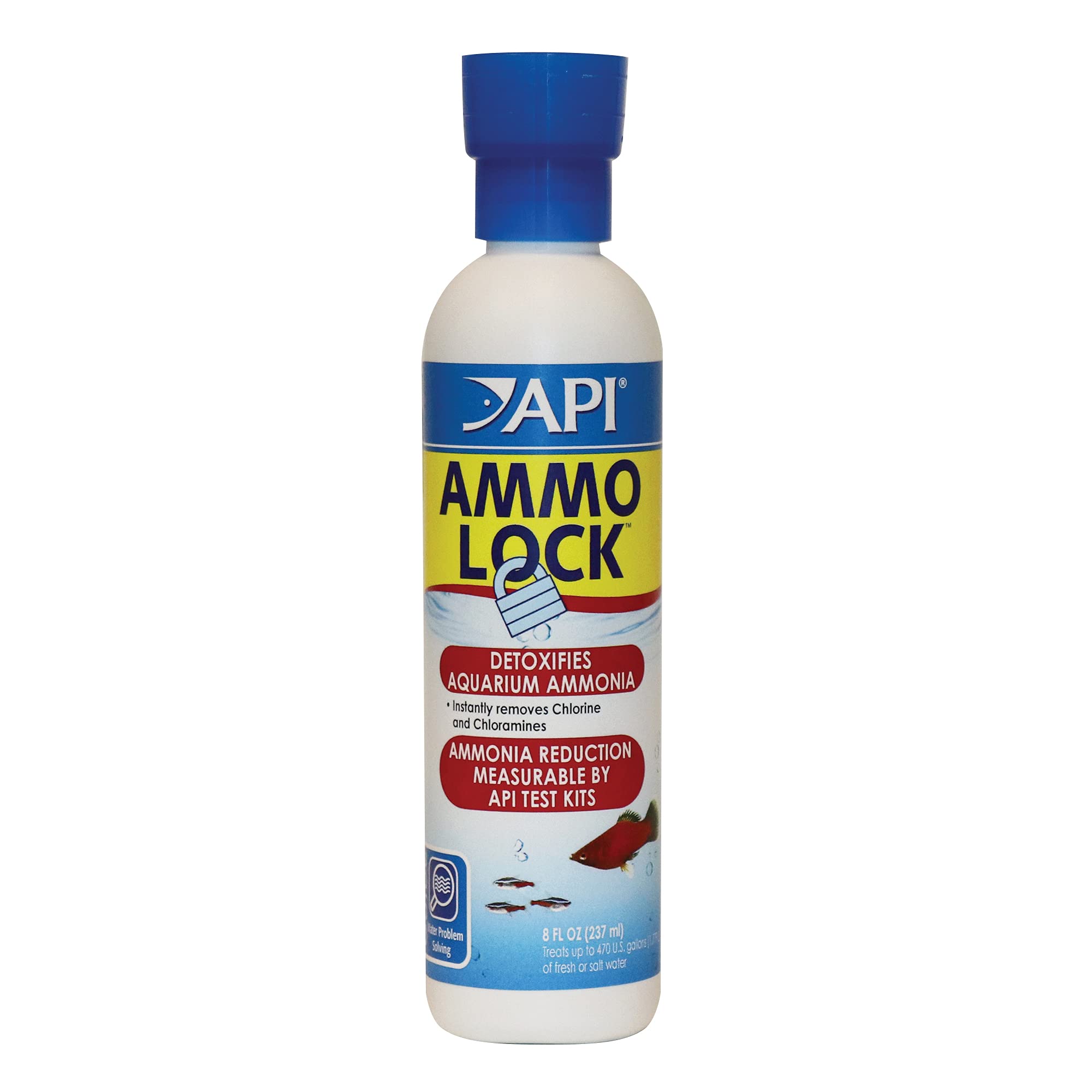 Desintoxicante De Amônia Api Ammo-lock Para Água Doce/água Salgada 240 Ml