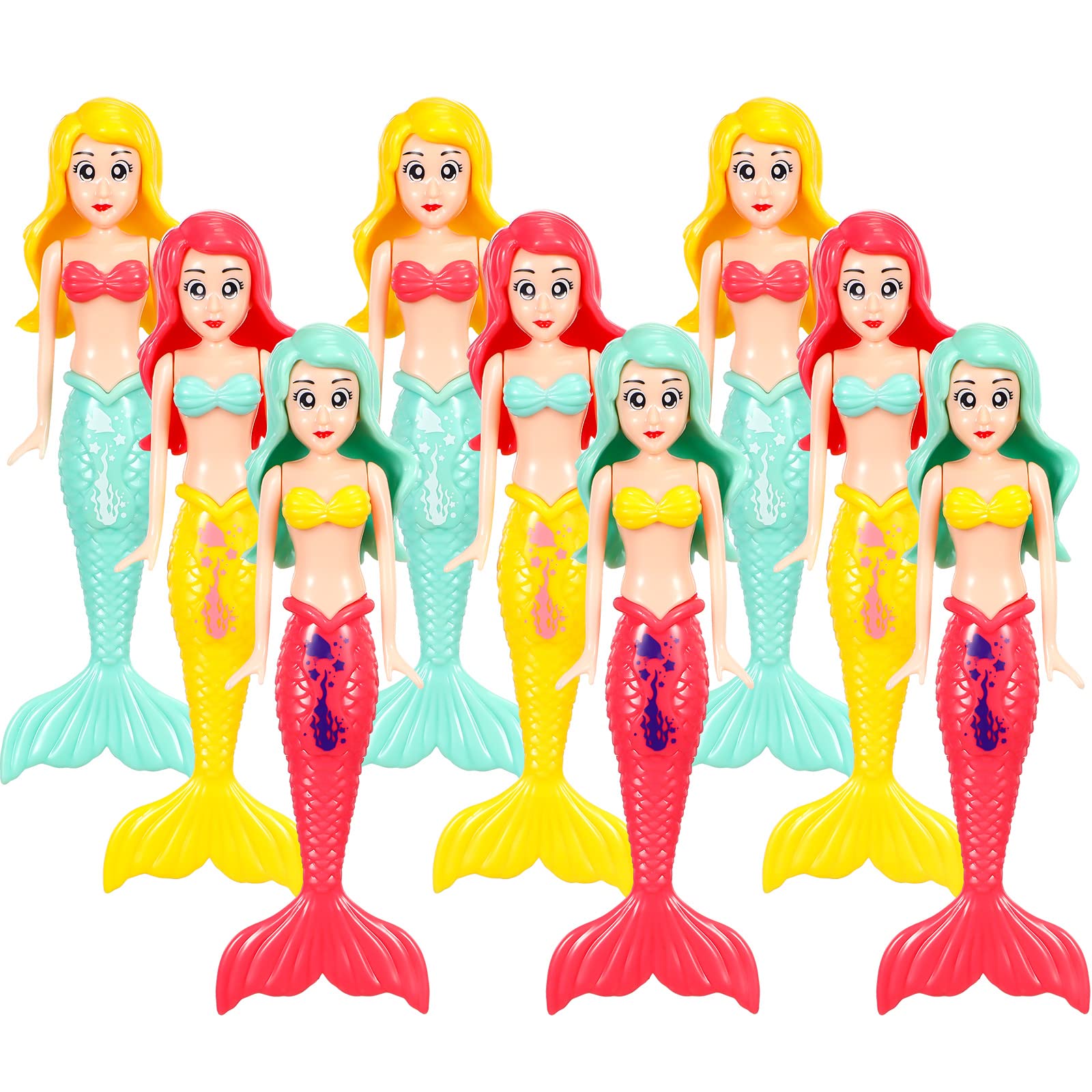 Dive Mermaid Dolls Cindeer, 9 Unidades Para Meninas E Meninos, 14 Cm