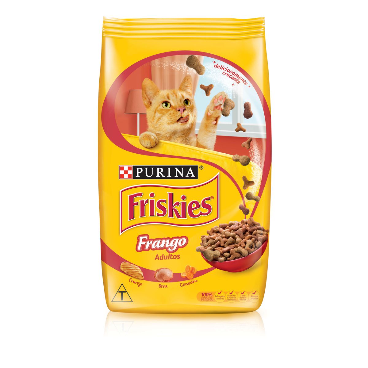 Ração para Gato Purina Friskies Delícias da Fazenda Frango 1Kg