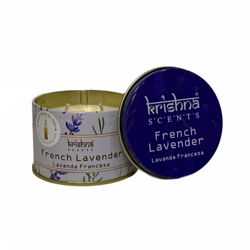 Candle Aromatica Krishna, Perfume De Lavanda Francesa X2