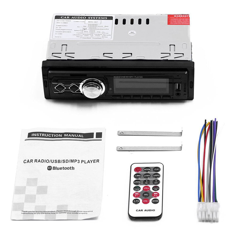 1788 Stereo Car Audio 1010rds Mp3 Player Carro Som De Áudio Sub