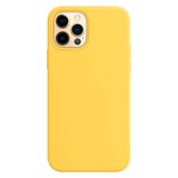 Case Aveludada Para iPhone 12 Pro Max (Tela 6.7') Amarelo