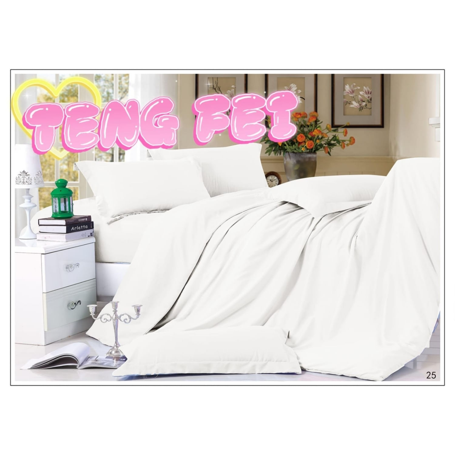 Conjunto De Lençóis King Size 200 Fios E Fronhas