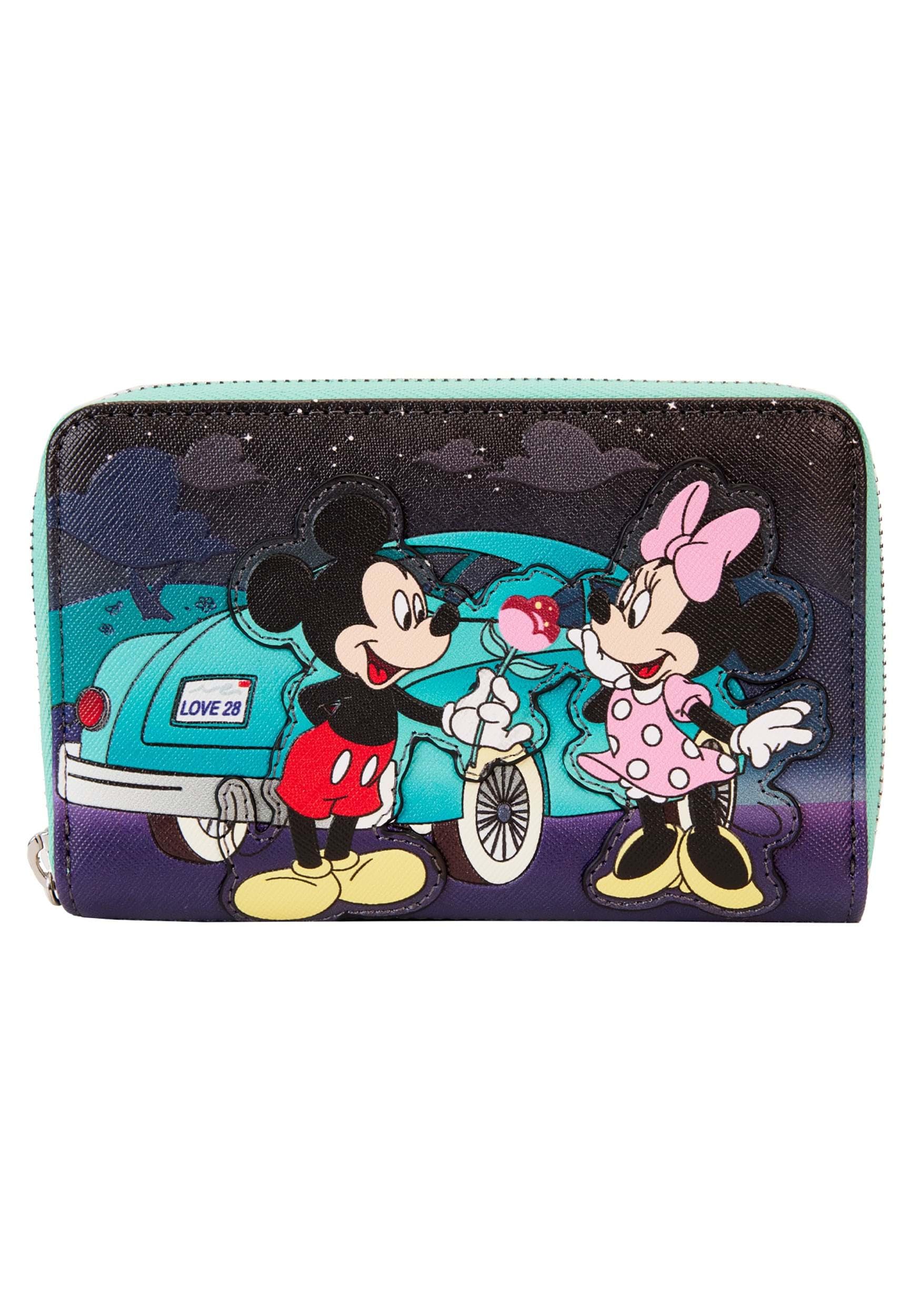 Wallet Loungefly Disney Mickey E Minnie Date Night Drive-in