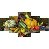 Quadro Decorativo em Mdf Mosaico Legumes Decoração Cozinha Hortifrut Restaurante Fácil instalação Sem Furar HD