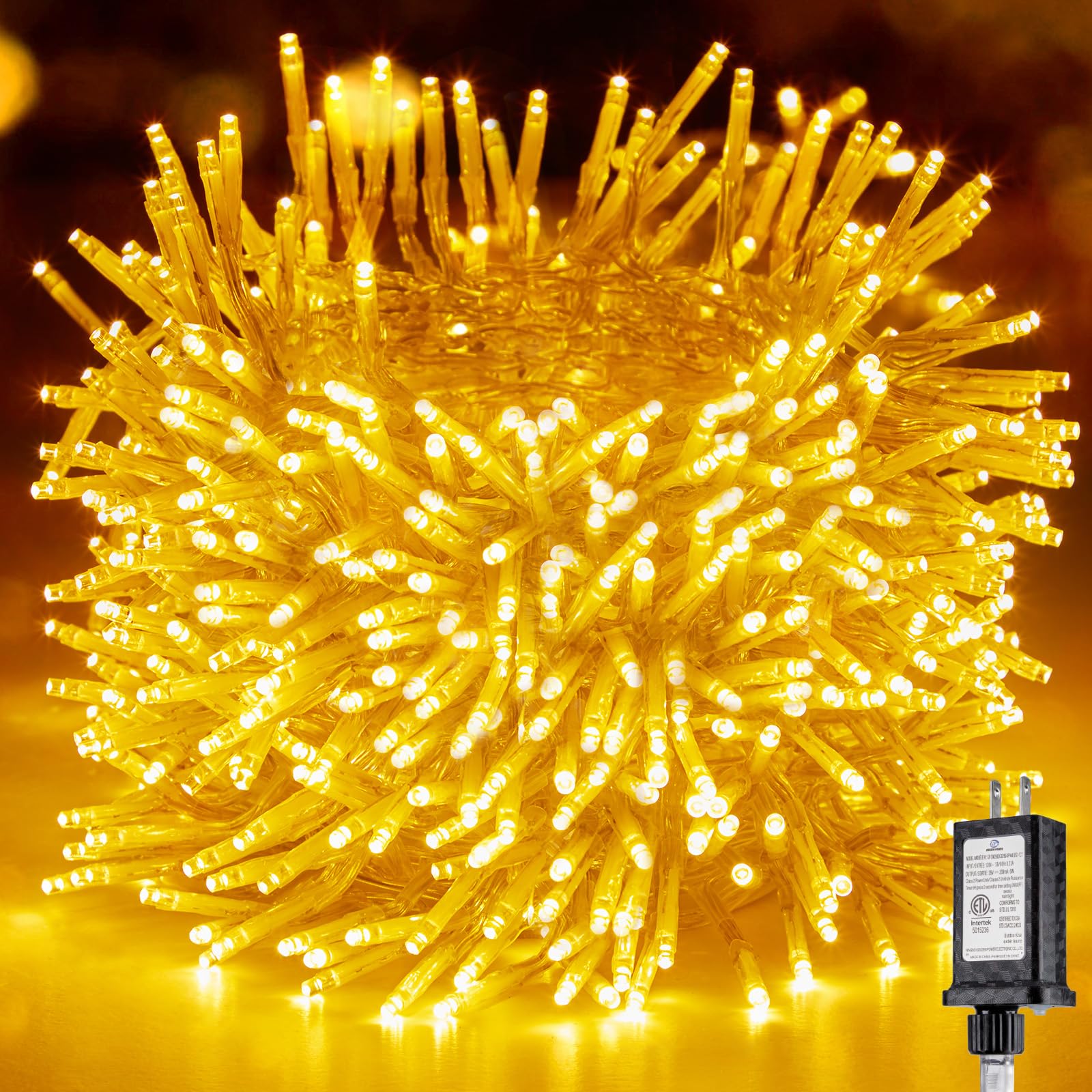 Christmas Cluster String Lights Minetom 200 Led 3m Outdoor