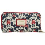 Carteira Clutch Loungefly Disney Mickey &amp; Minnie Mouse Em Couro Sintético