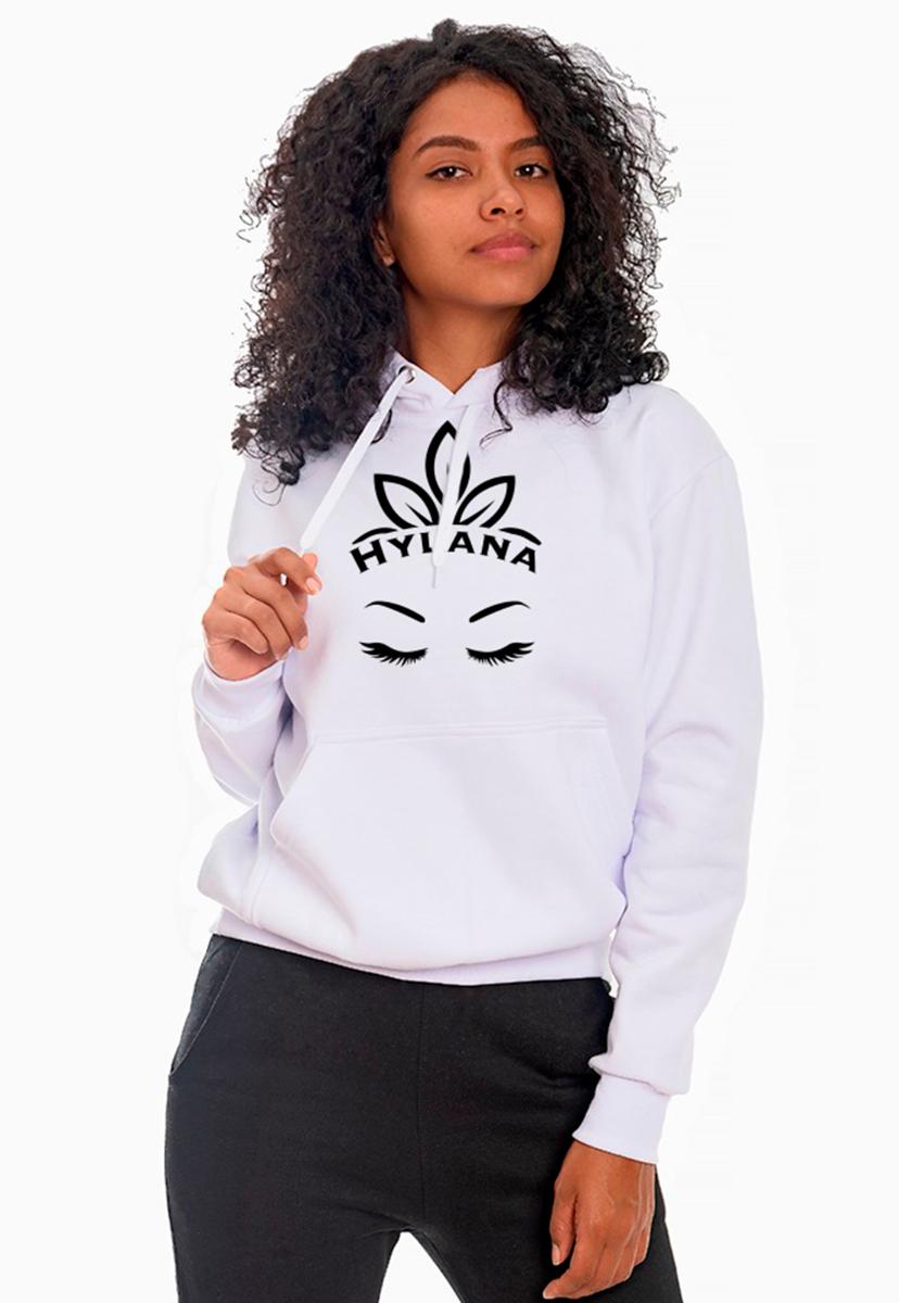 white sweatshirt moletom com capuz womens