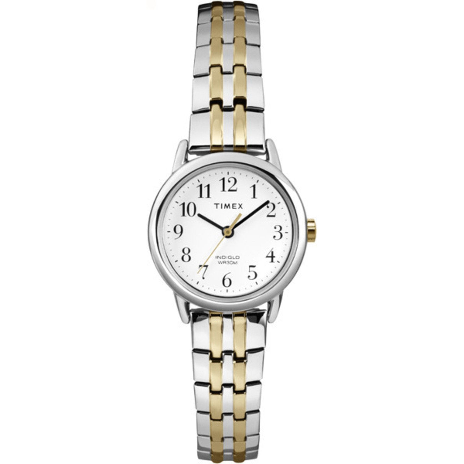 Capa Timex Easy Reader De 25 Mm Prateada Para Mulheres
