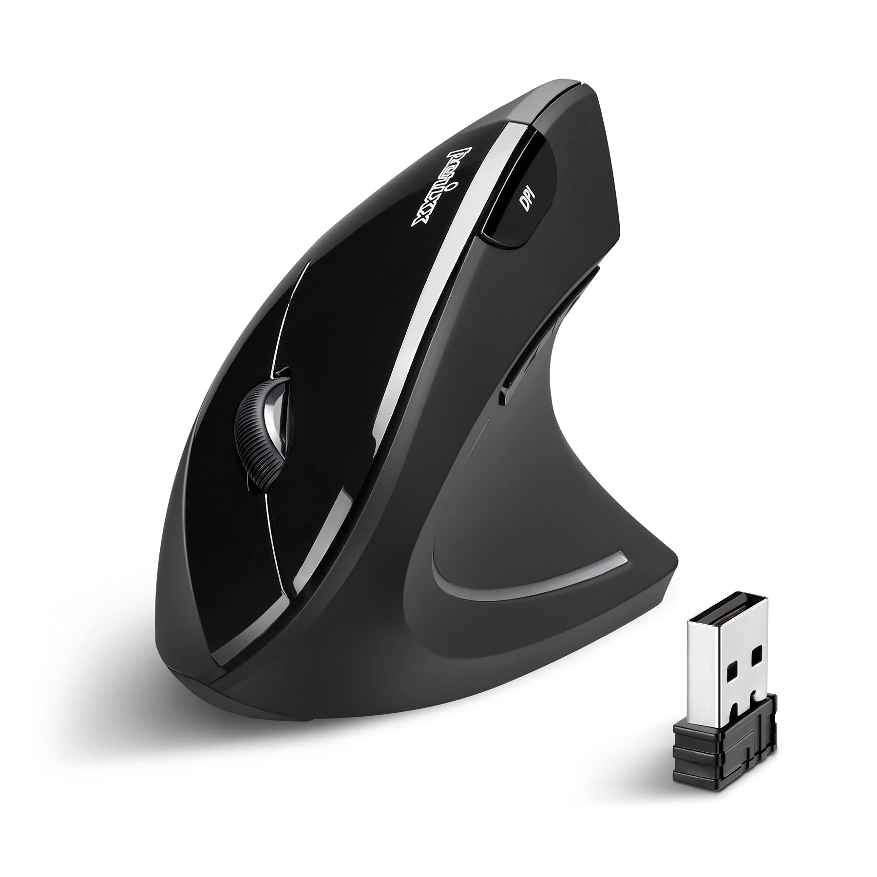 Perixx Perimice-713 Wireless Ergonomic Vertical Mouse - 1000/1500/2000 Dpi - Destro - Recomendado Com Usuário Rsi