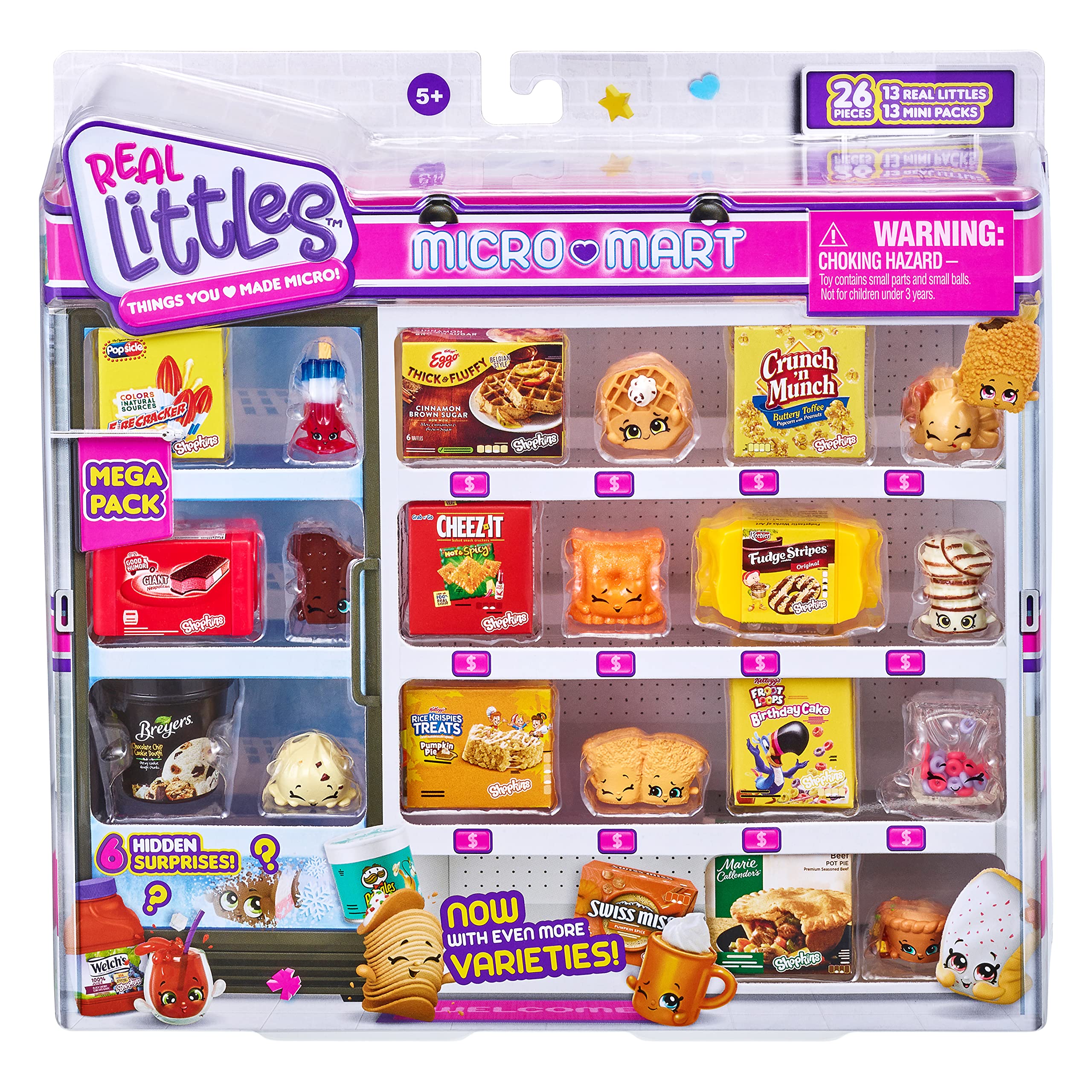 Mega Pacote Shopkins Real Littles Com 13 Real Littles E 13 Mini