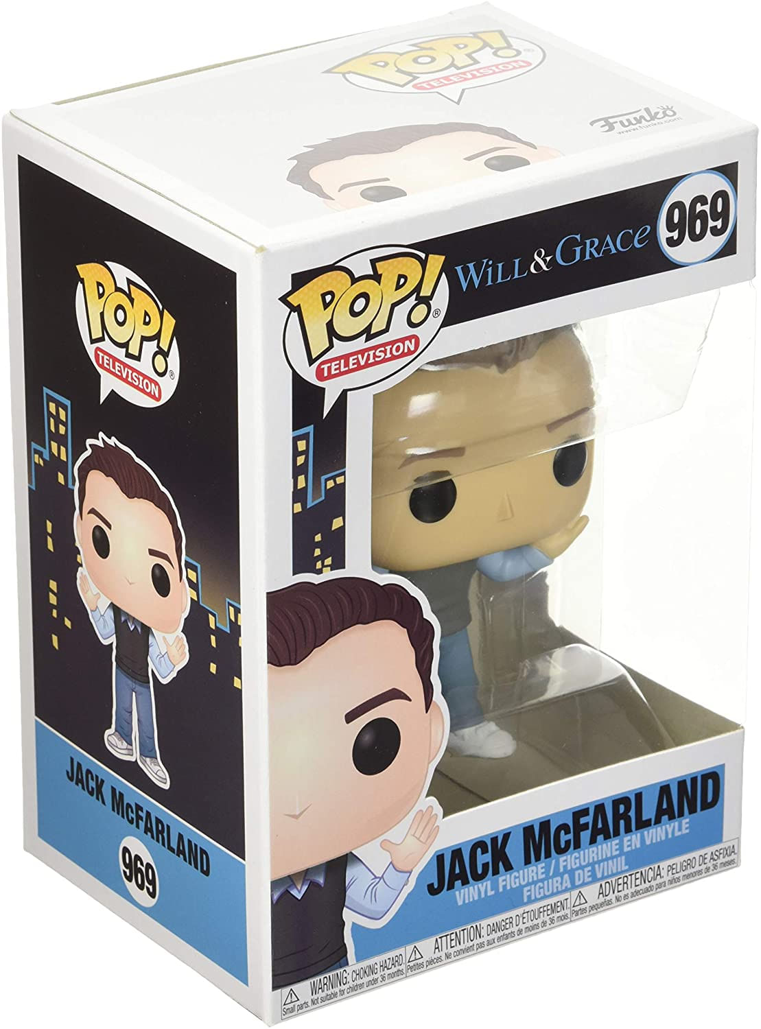 Boneco Colecionável Funko Pop! Televisão Will E Grace Jack Mcfarland