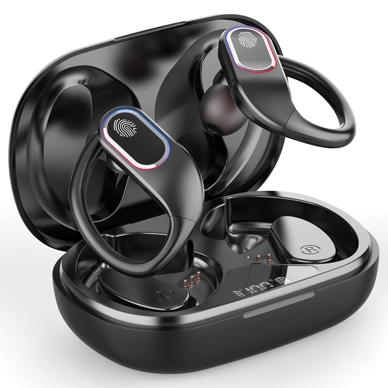 Mugo Wireless Earbuds Sports, Bluetooth 5.0 Fones De Ouvido Noi