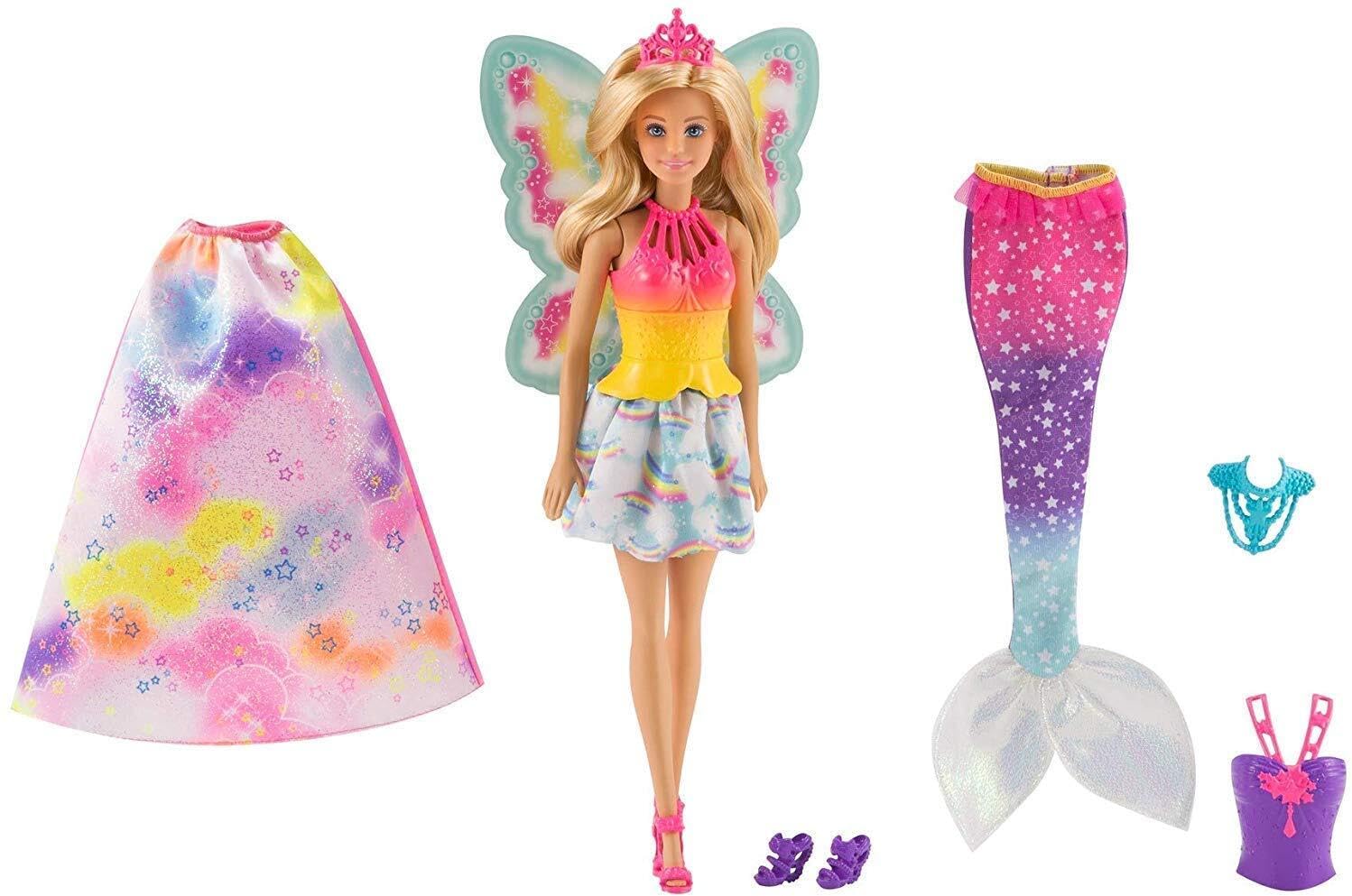 Conjunto De Vestir Barbie Dreamtopia Rainbow Cove Com Boneca Barbie