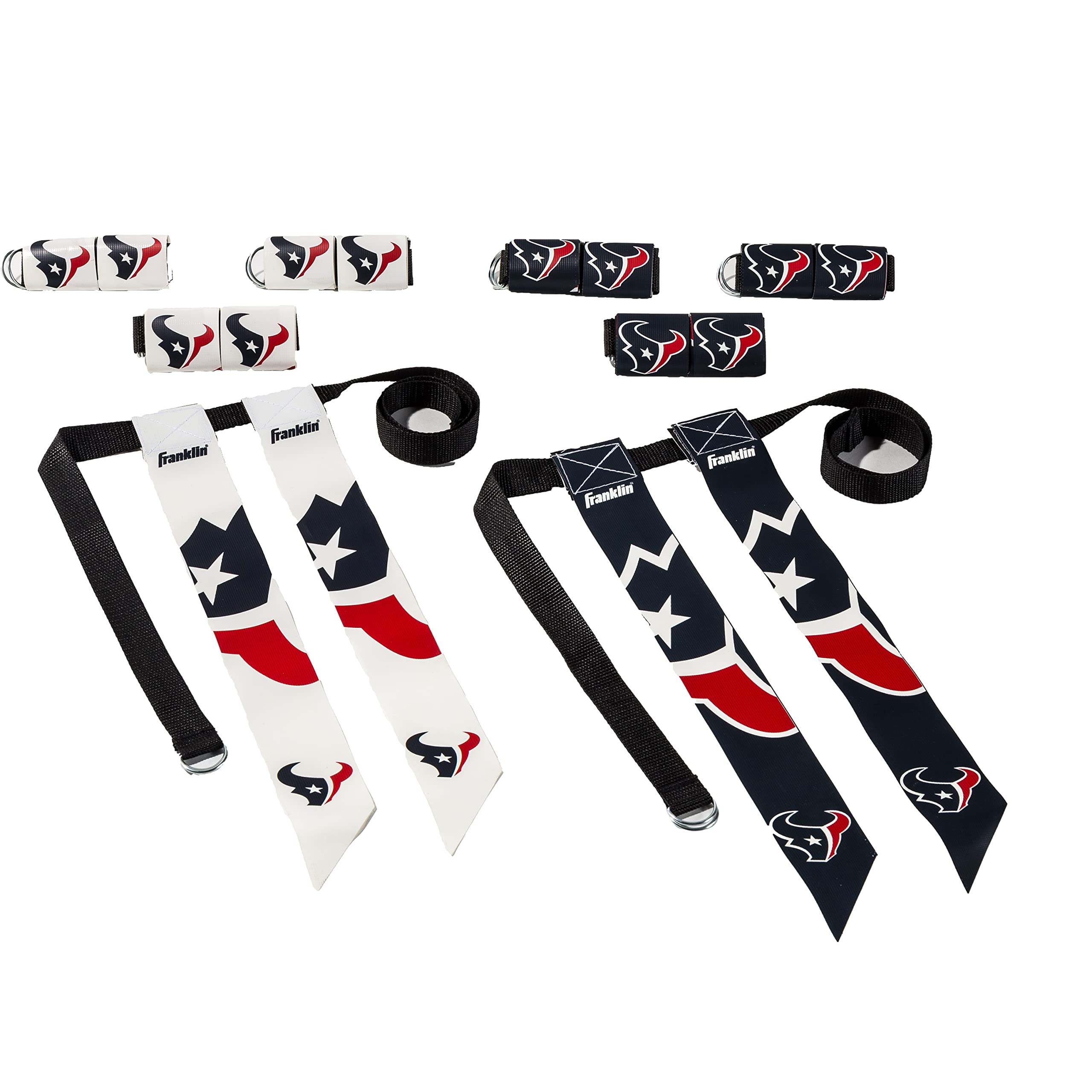 Conjunto De Futebol Com Bandeira Franklin Sports Nfl Houston Texans