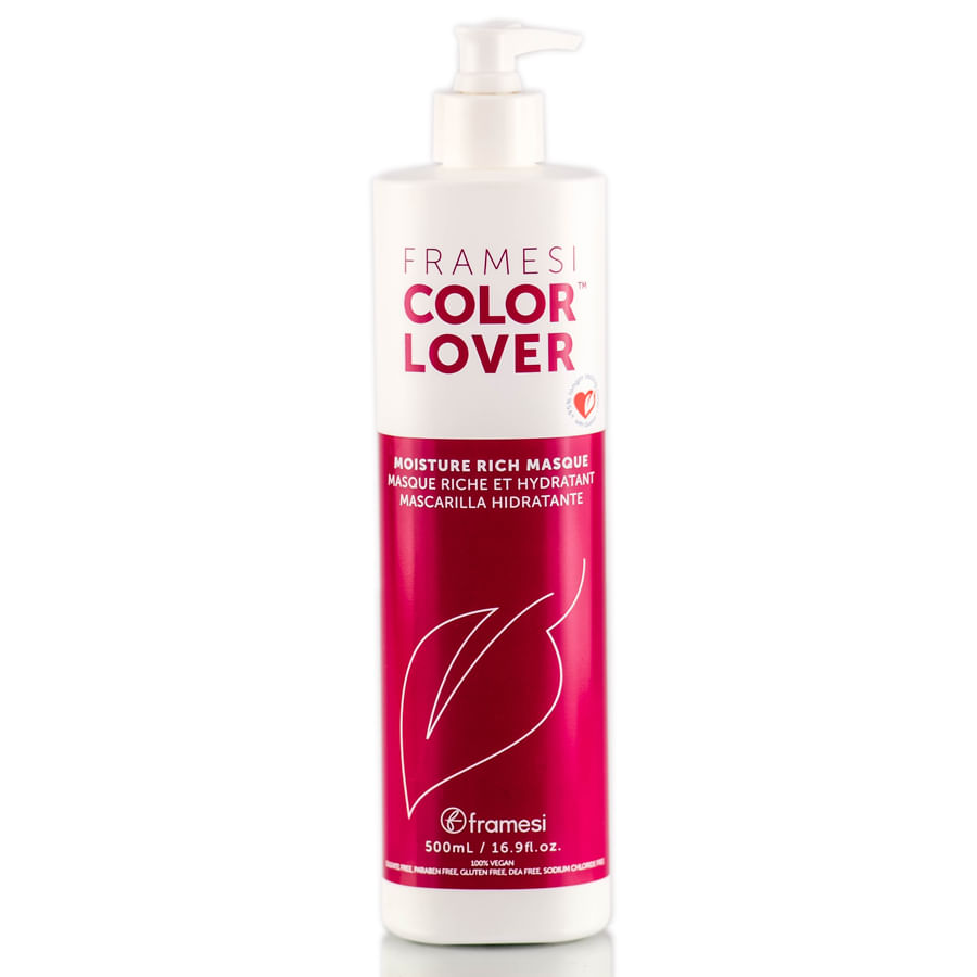 Máscara De Cabelo Framesi Color Lover Moisture Rich 500ml