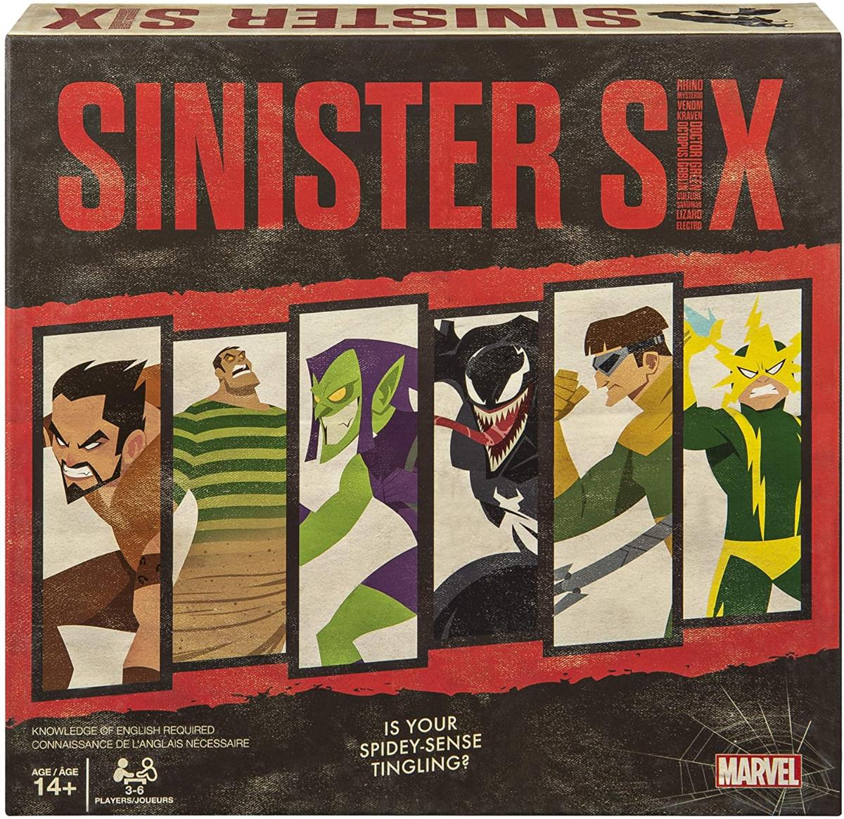 Marvel Sinister Six, Homem-Aranha Vilões Heist Card Game para Adolescentes e Adultos