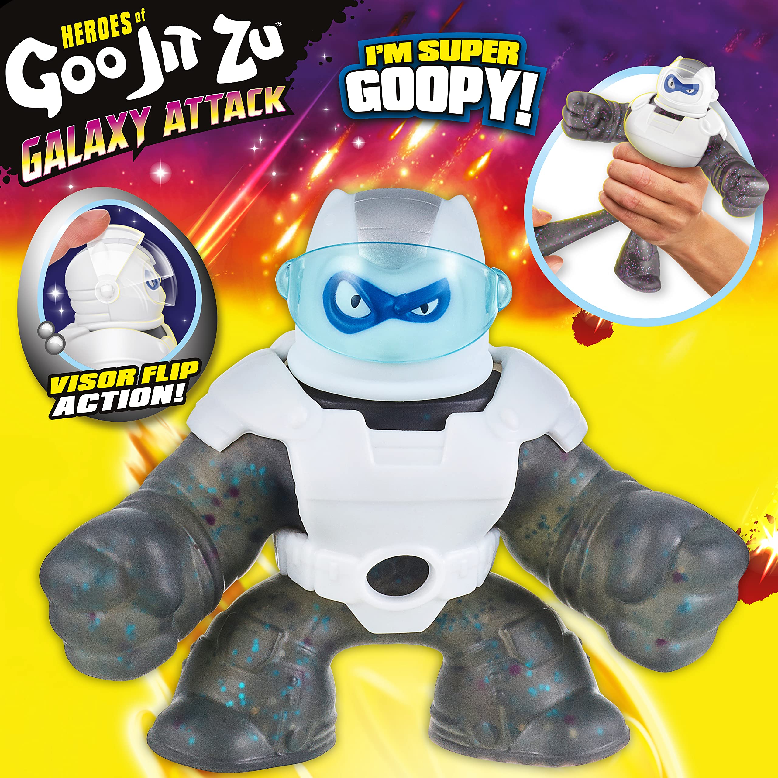 Boneco De Ação Heroes Of Goo Jit Zu Galaxy Attack Cosmic Pantaro