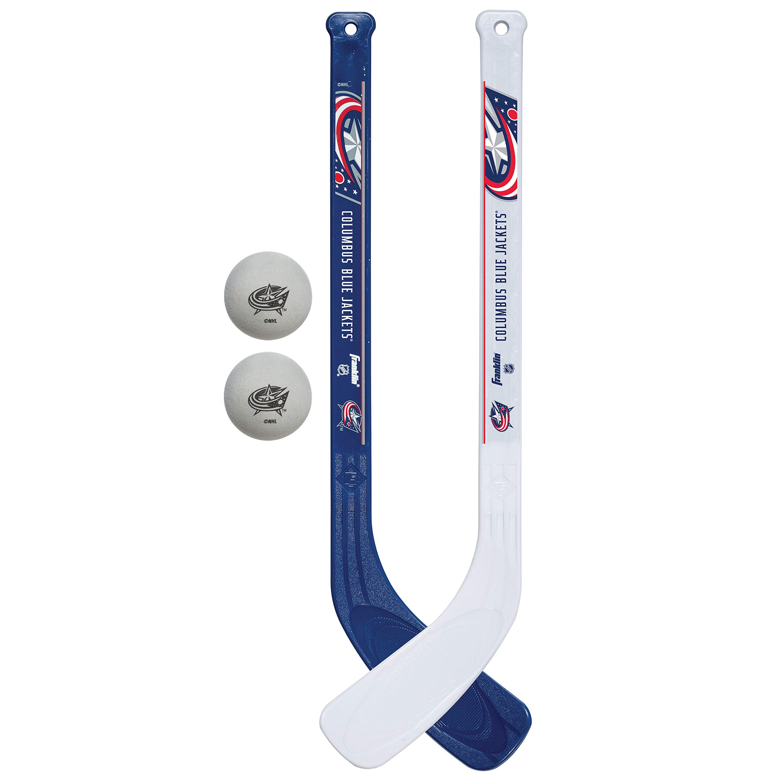 Mini Conjunto De Tacos De Hóquei Franklin Sports Columbus Blue Jackets