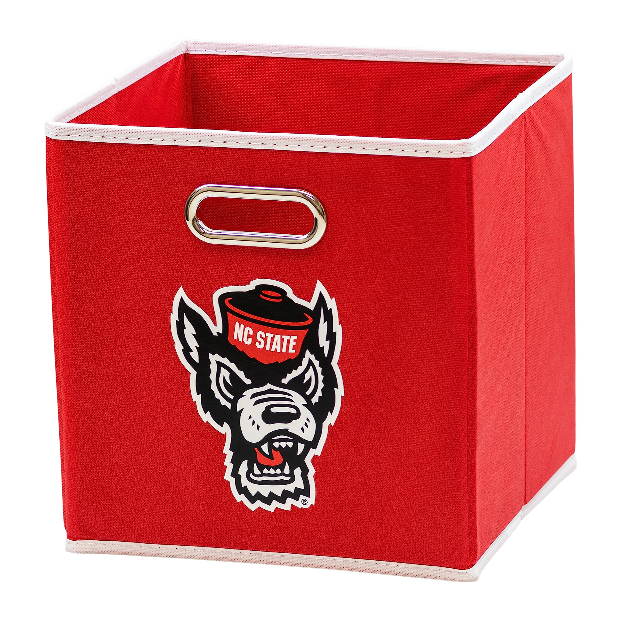 Caixa De Armazenamento Franklin Sports Nc State Wolfpack 11x10,5 X 10,5 Cm