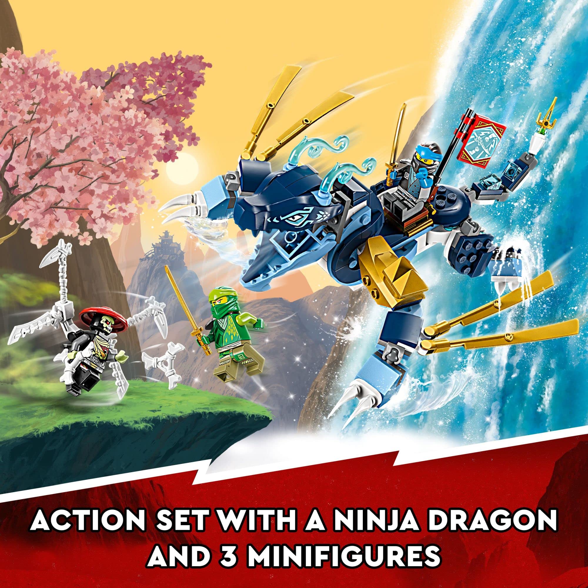 Conjunto De Construção Lego Ninjago Nya's Water Dragon Evo