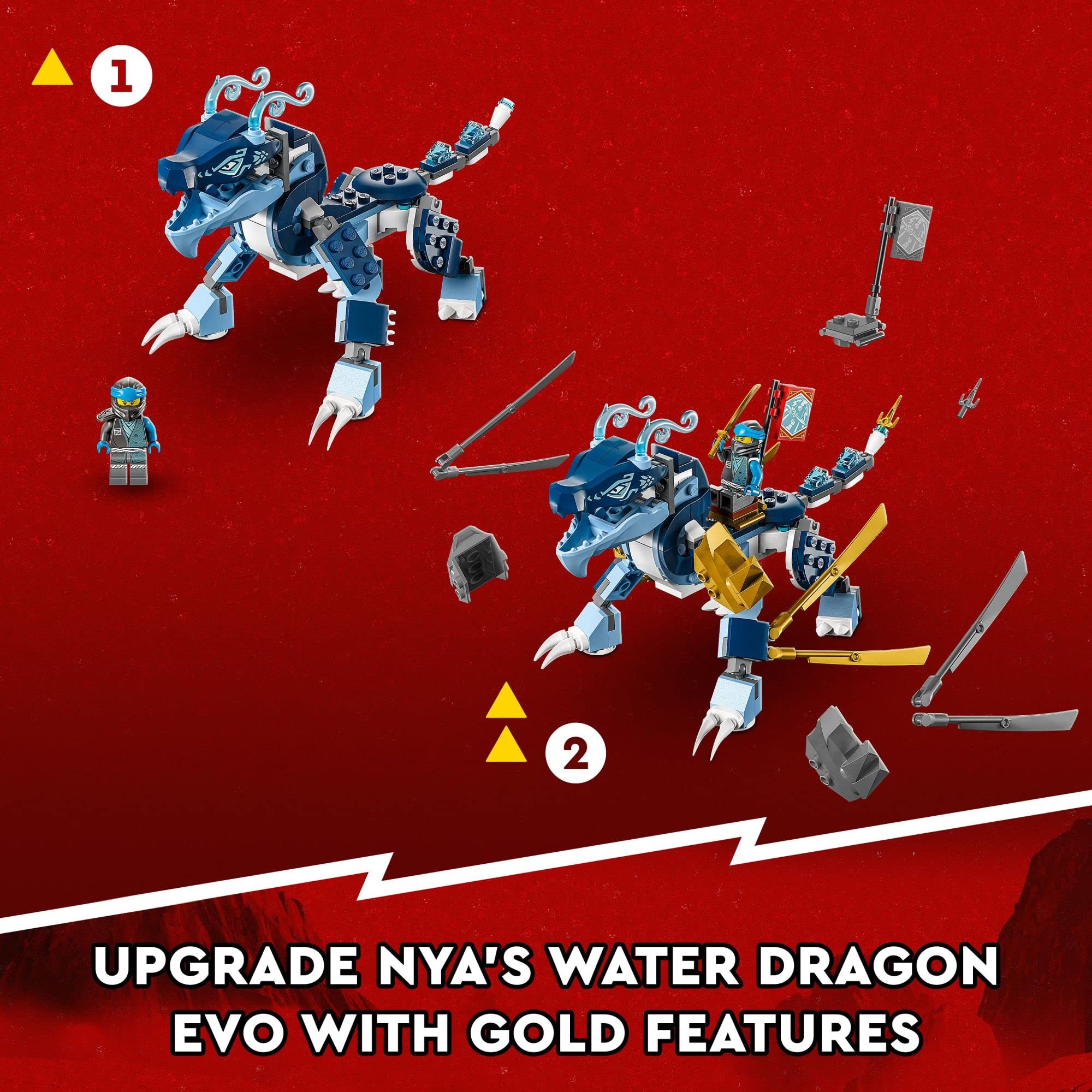 Conjunto De Construção Lego Ninjago Nya's Water Dragon Evo
