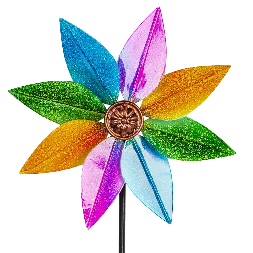 Cata-ventos Coloridos De Jardim De Metal Wind Spinner Dreamysoul De 97 Cm