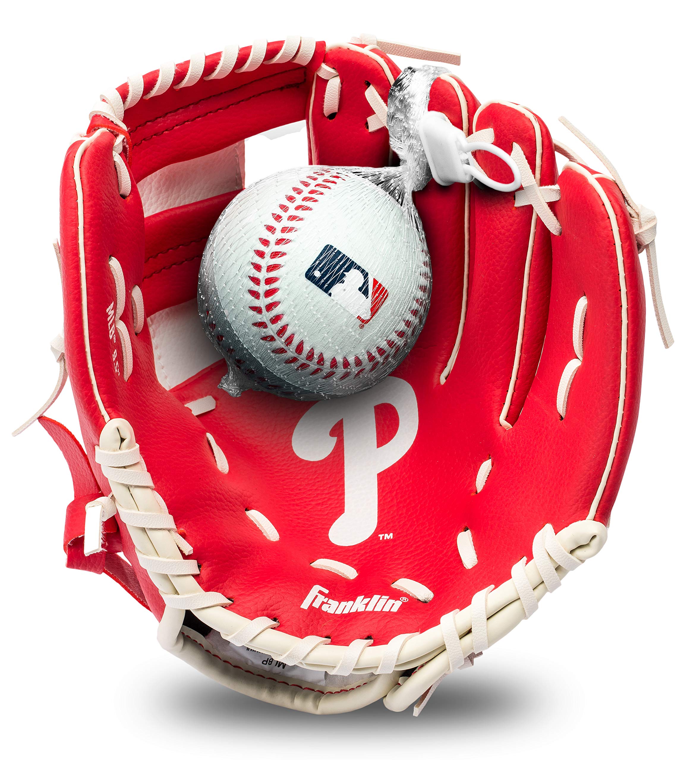 Conjunto De Luvas E Bolas De Teeball Franklin Sports Mlb 9.5 Phillies