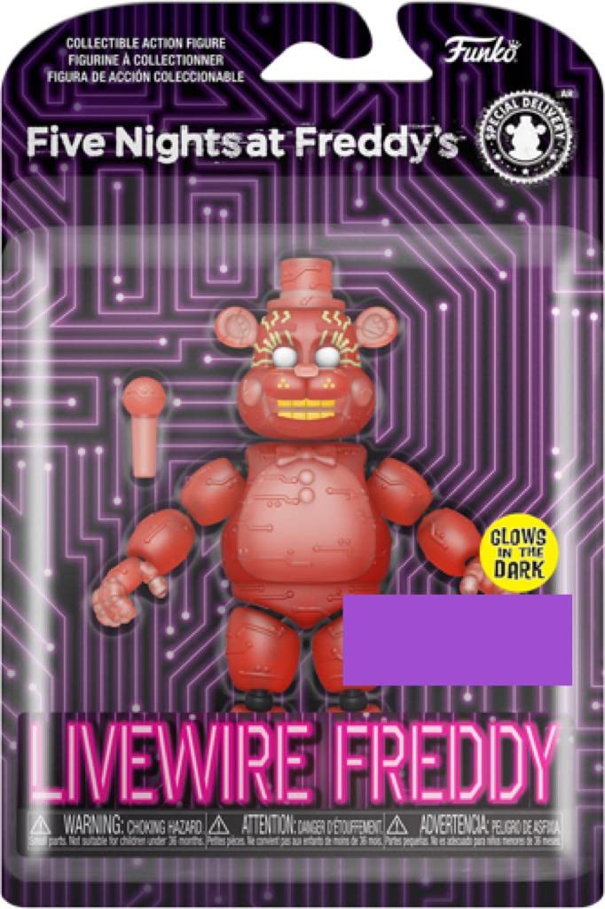 Boneco De Ação Plush Funko Five Nights At Freddy's Livewire Freddy