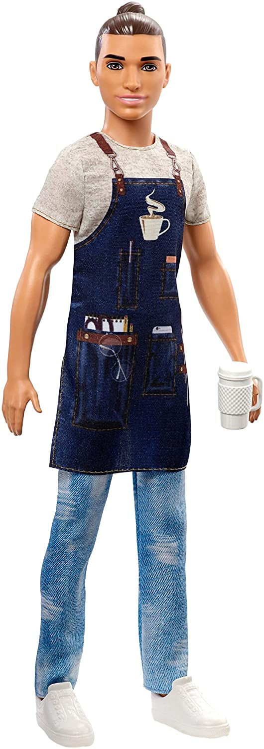 Ken Barista Boneco Das Profissões Barbie - 80 Caracteres
