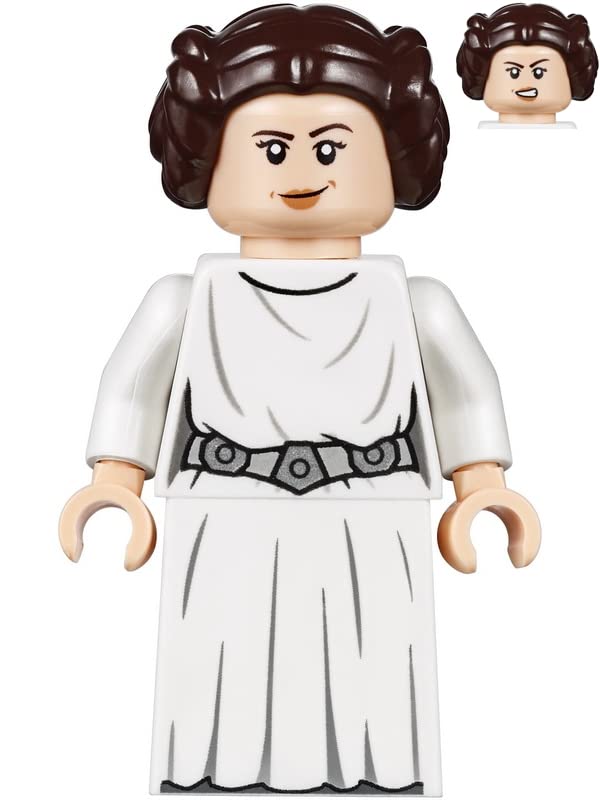 Minifigura Lego Star Wars Princess Leia Com Blaster E Capa