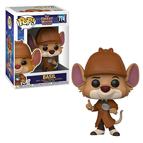 Basil Great Mouse Detective Pop 774 Disney Filmes Vinil F