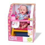 Boneca DIVER NEW BORN PRIMEIRA PAPINHA - Divertoys