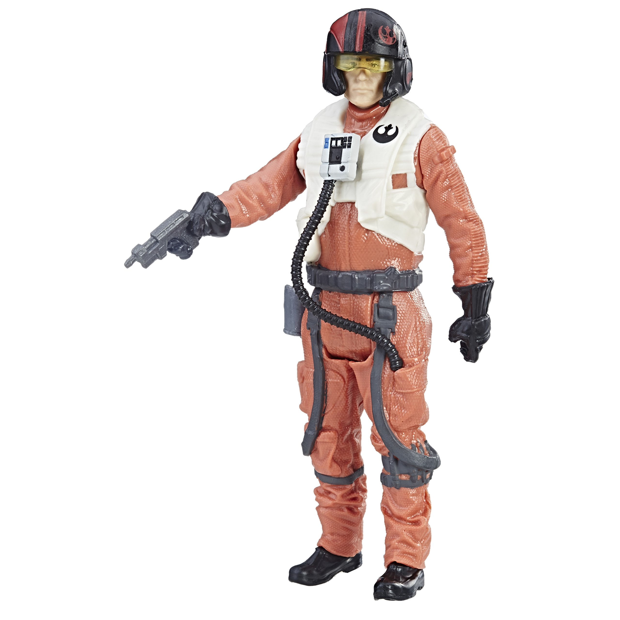 Boneco De Ação Star Wars Poe Dameron Resistance Pilot 9cm