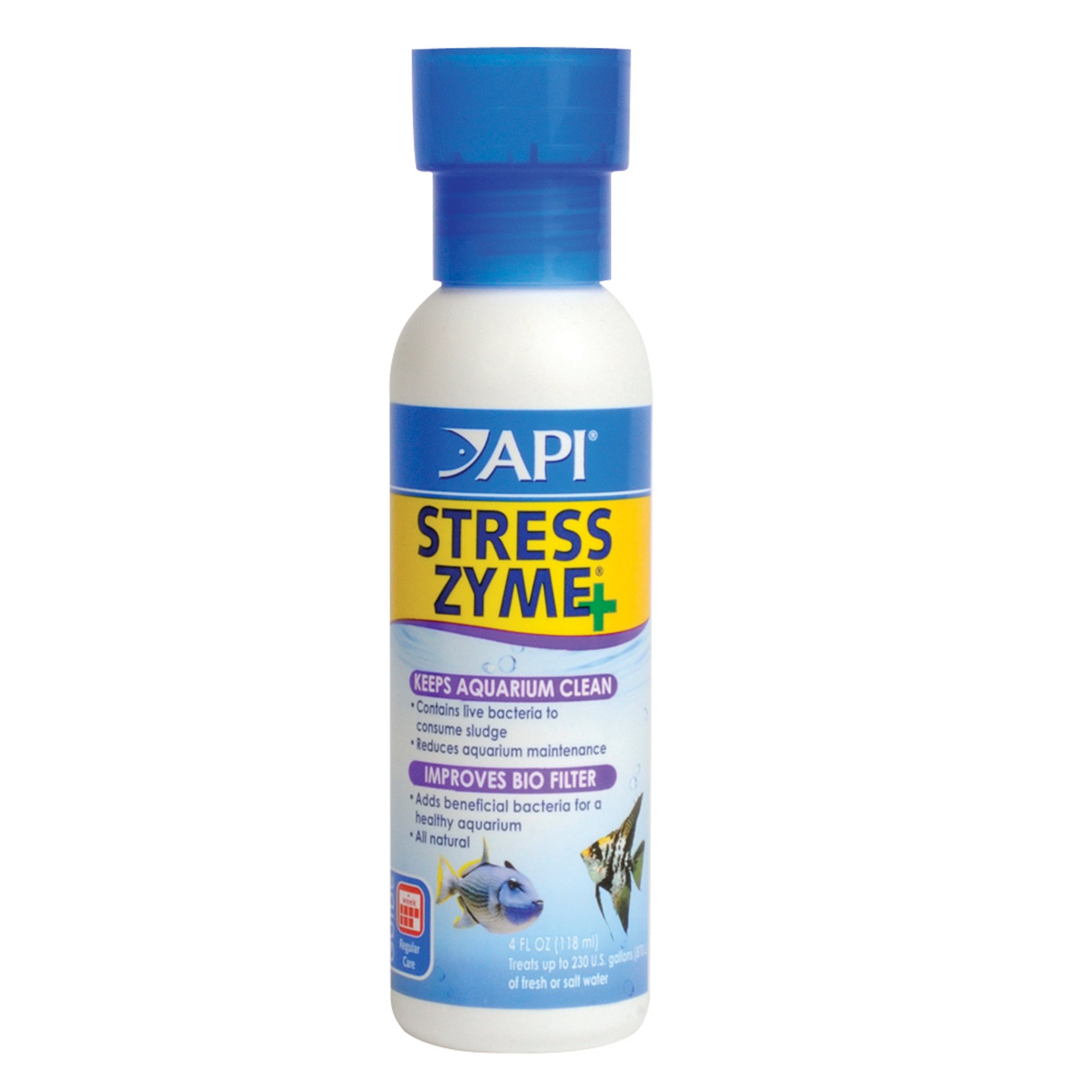 Limpador Bacteriano Api Stress Zyme Para Aquários De Água Doce E Salgada 120ml