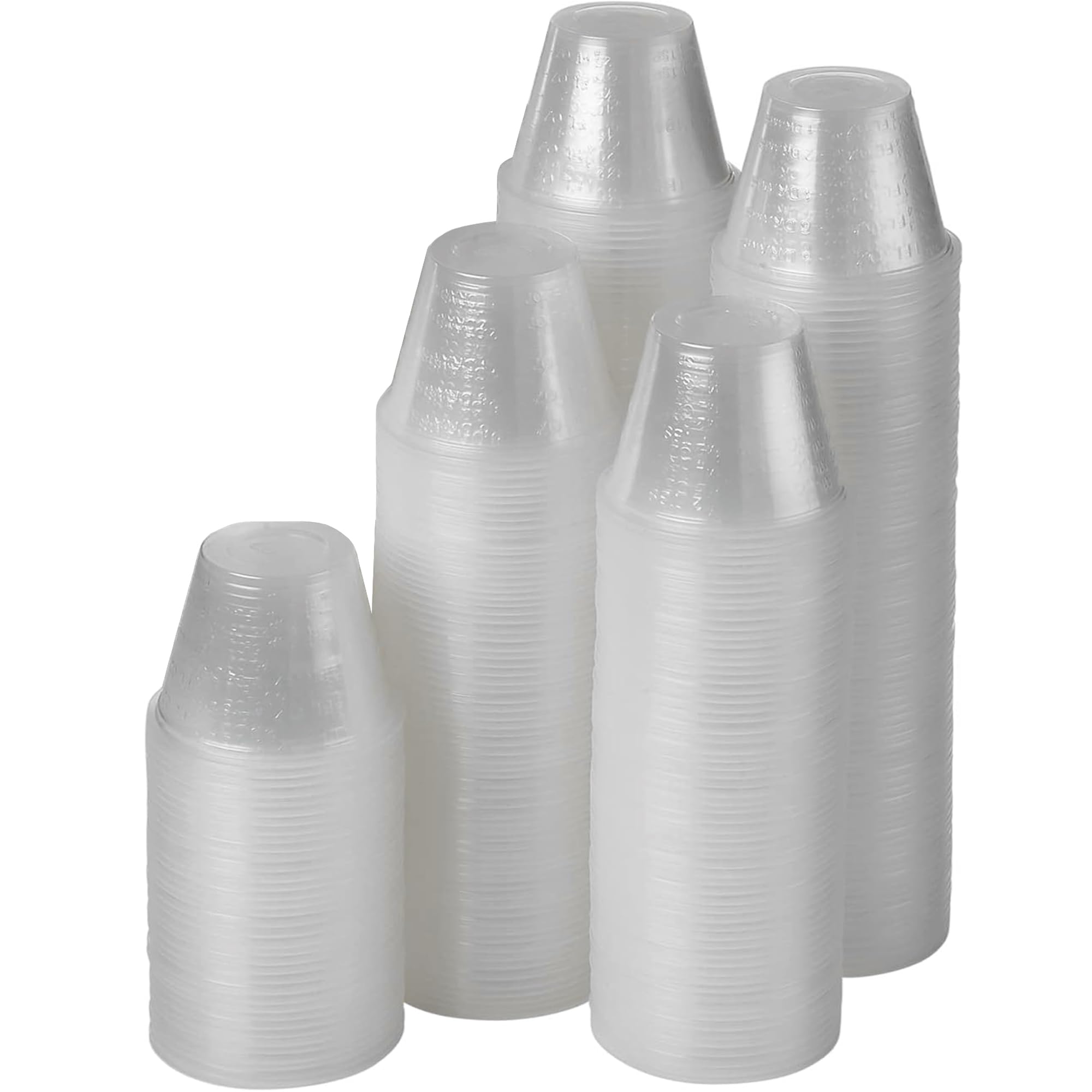 Copos De Remédios Medca De 1 Onça - Pacote Com 100 Plásticos Descartáveis