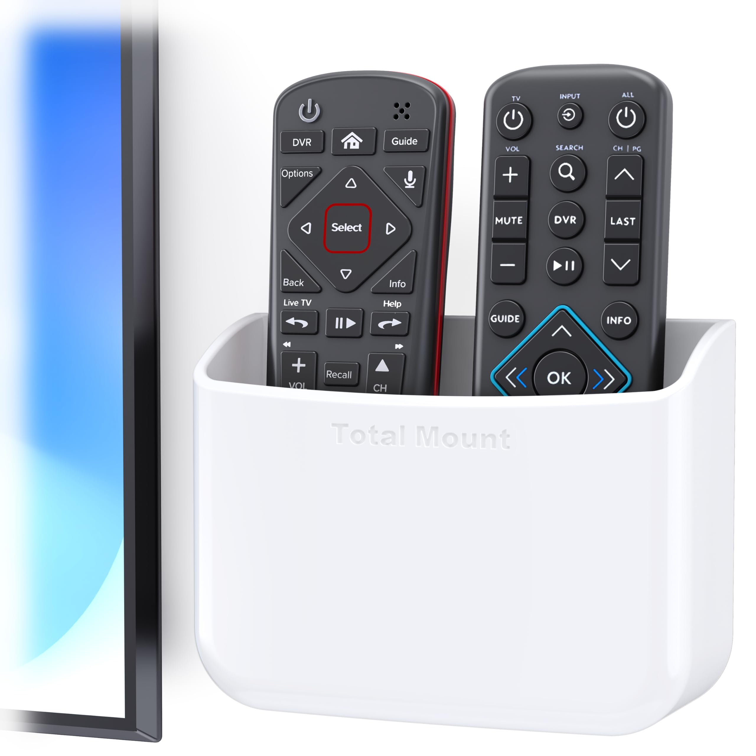 Suporte De Controle Remoto Totalmount Universal Wall/tv Back