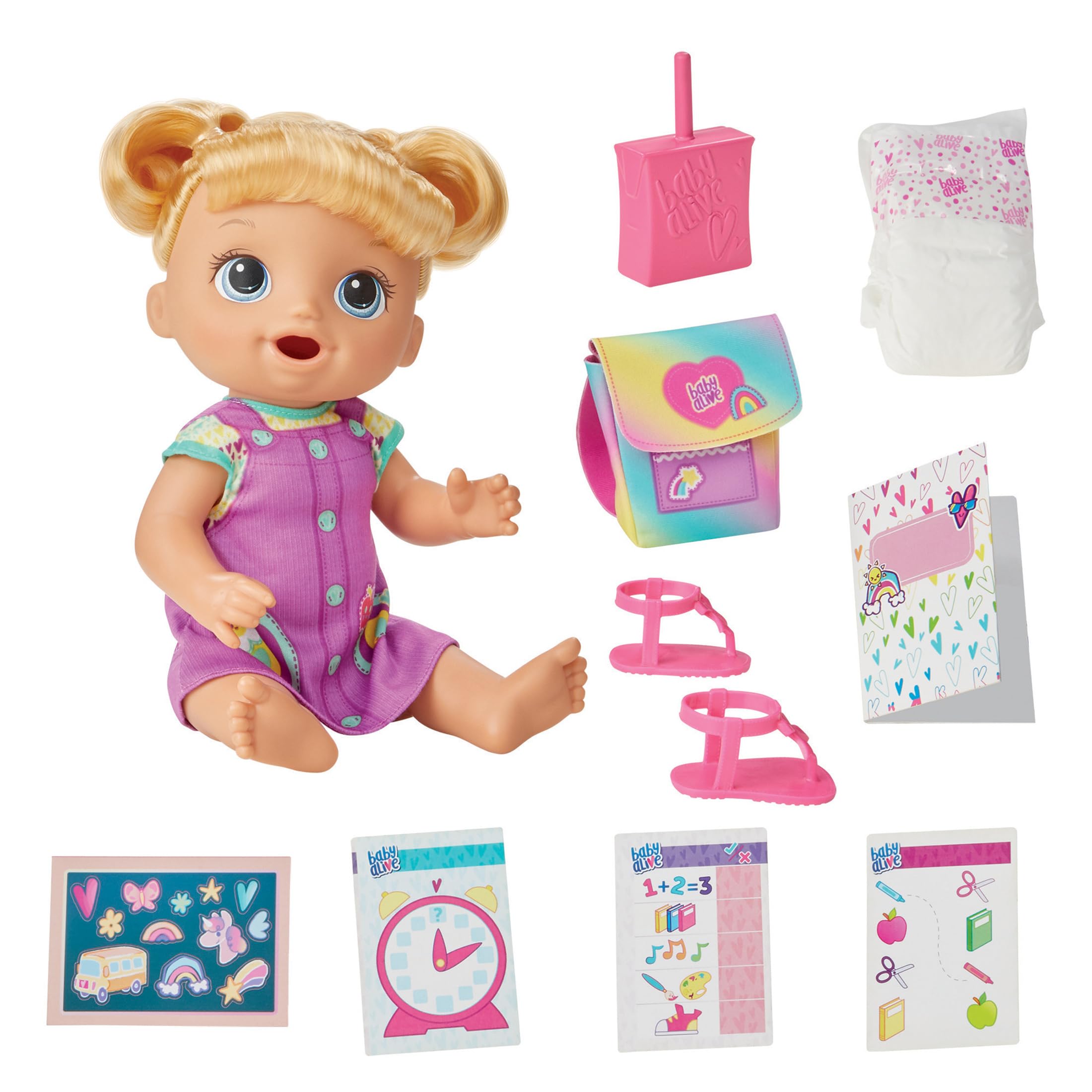 Baby Doll Baby Alive Time For School 30 Cm Com Acessórios