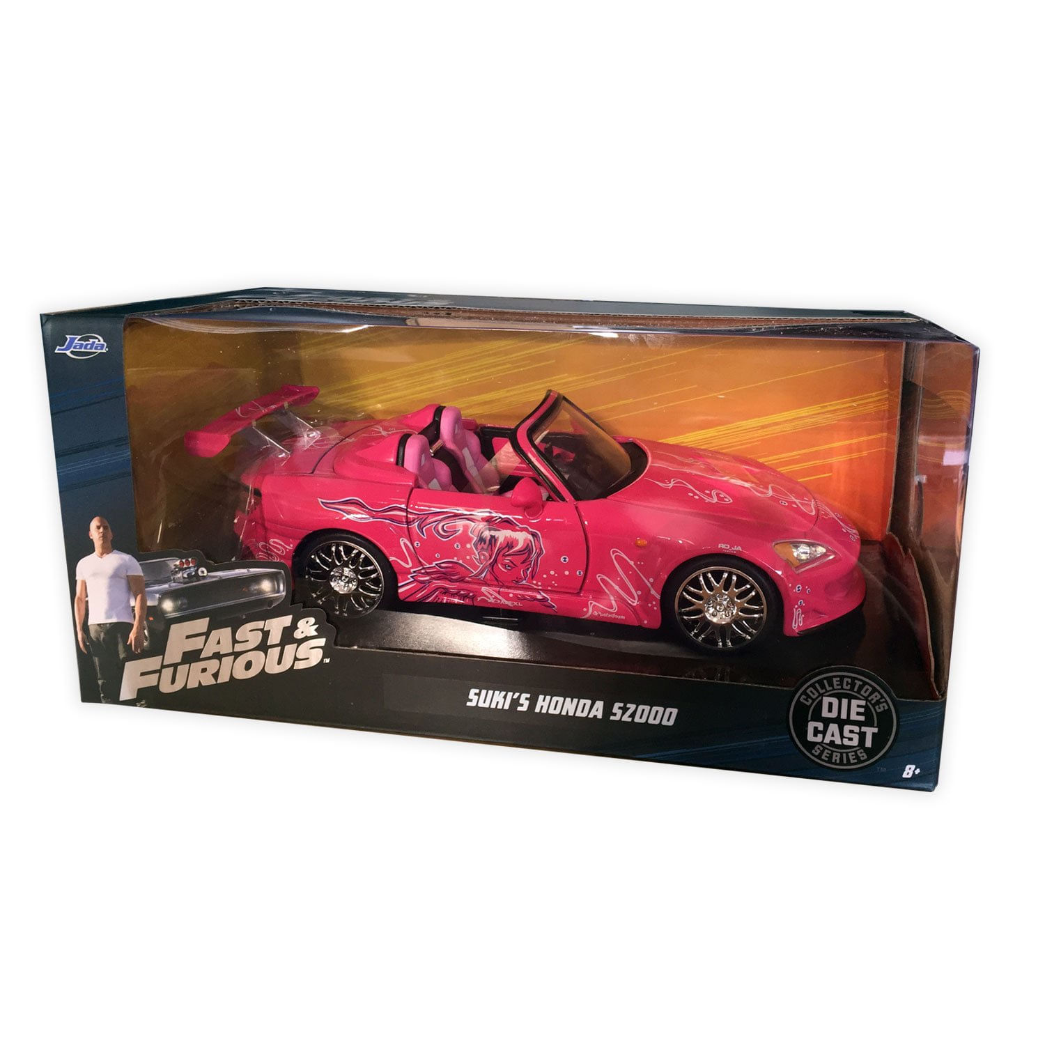 Modelo De Carro Jada Toys 1:24 Suki's 2001 Honda S2000 - Carrefour