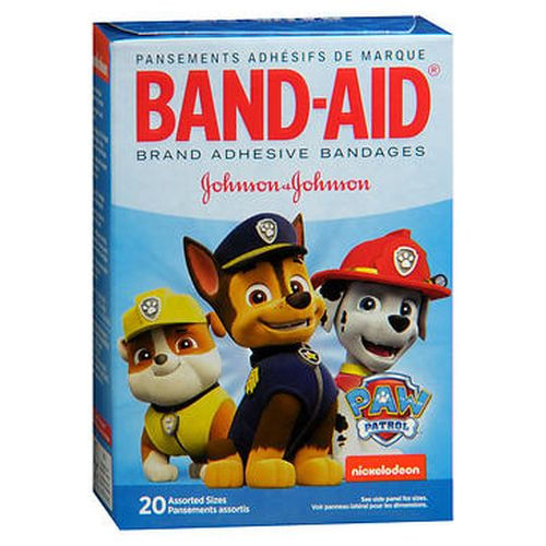 Band-aid Bandagens Nickelodeon Paw Patrol Tamanhos Sortidos 20 Cada Por Band-aid (pacote Com 2)