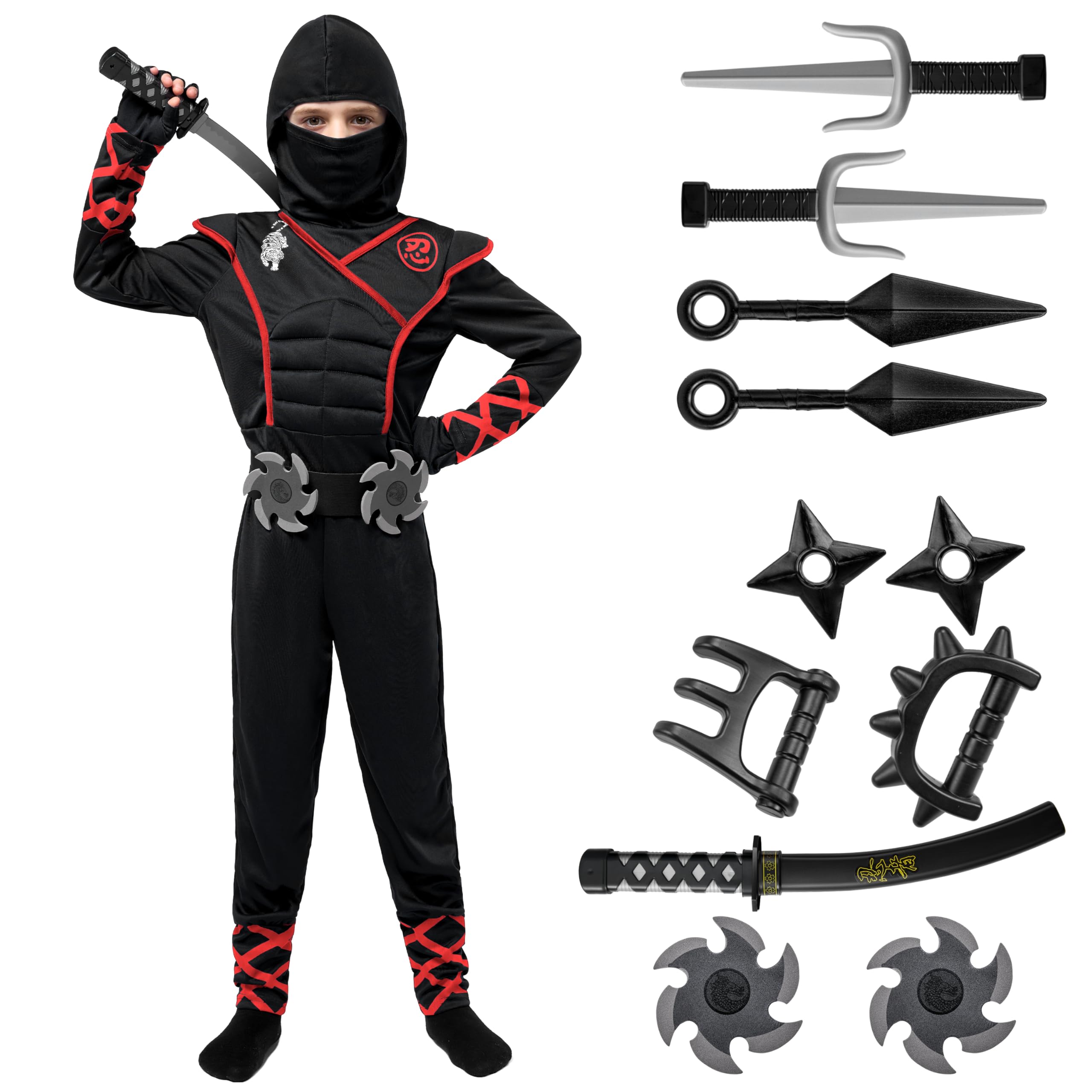 Fantasia Spooktacular Creations Halloween Ninja Kids Preta