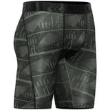 Bermuda De Compressão Lurk Geométrico Preto G