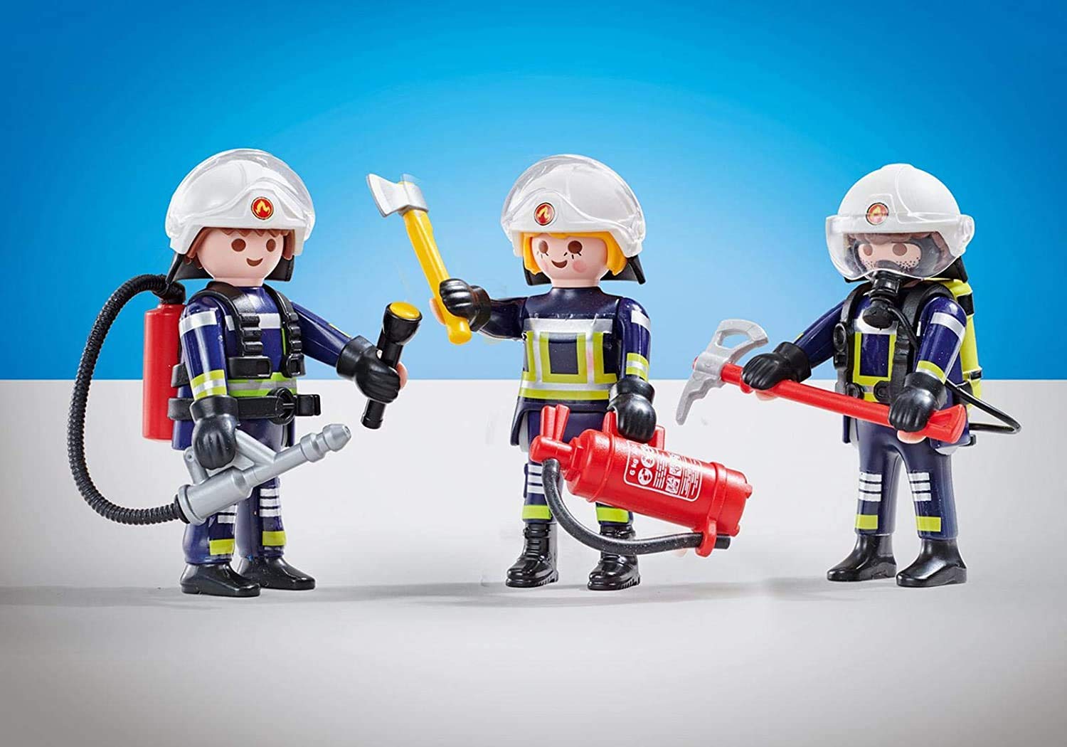 Brinquedo Playmobil 6586 Brigade B Bombeiros Multicolorido